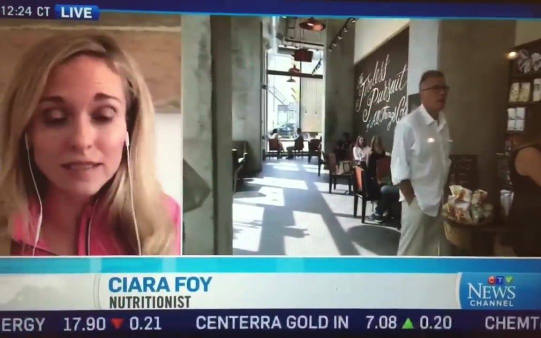 Yours truly LIVE on CTV National today talking about the impact of calorie counts on the menu of Ontario Starbucks locations.

Do you know the impact of your daily indulgence?